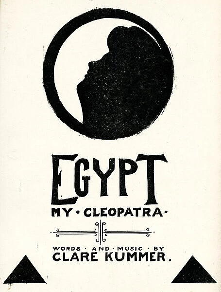 Music cover, Egypt, My Cleopatra, by Clare Kummer
