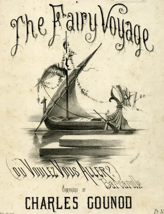 Framed Print : Music cover, The Fairy Voyage Framed Print : Music cover, The Fairy Voyage