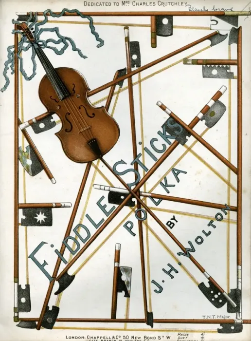 Framed Print : Music cover, Fiddle Sticks Polka