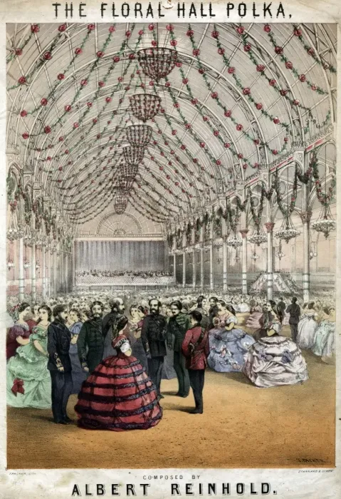 Framed Print : Music cover, The Flora Hall Polka Framed Print : Music cover, The Flora Hall Polka