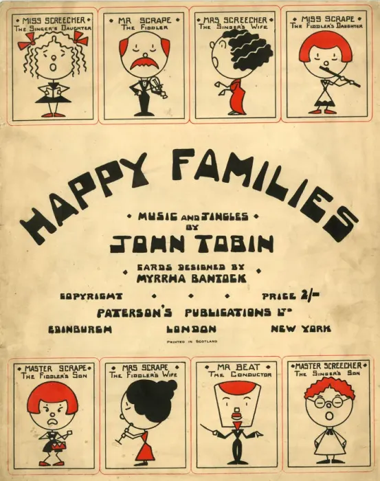 Framed Print : Music cover (front), Happy Families Framed Print : Music cover (front), Happy Families