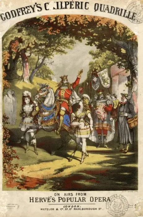 Framed Print : Music cover for Godfreys Chilperic Quadrille Framed Print : Music cover for Godfreys Chilperic Quadrille