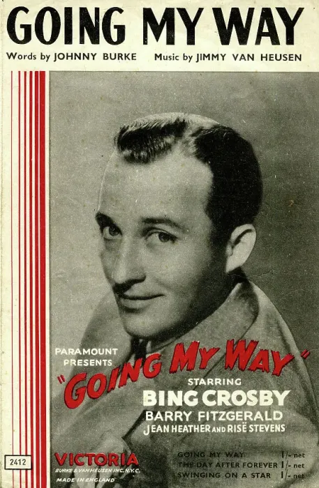 Framed Print : Music cover, Going My Way, Bing Crosby Framed Print : Music cover, Going My Way, Bing Crosby