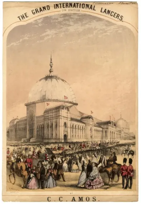 Framed Print : Music cover for The Grand International Lancers
