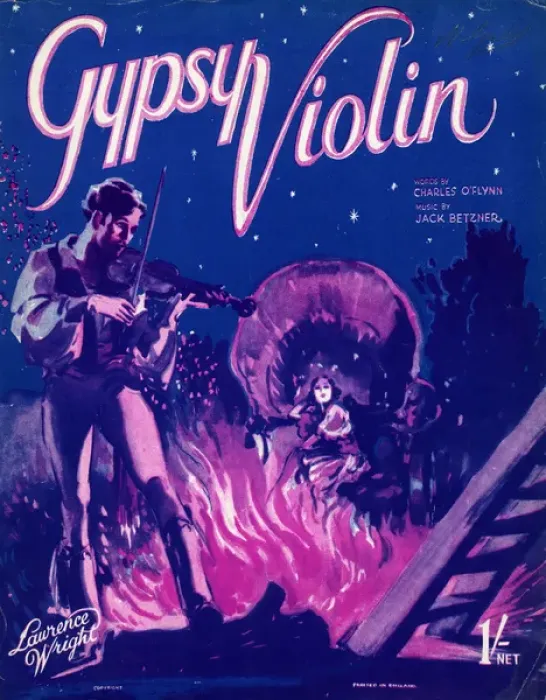 Framed Print : Music cover, Gypsy Violin Framed Print : Music cover, Gypsy Violin