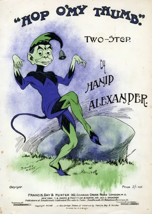Framed Print : Music cover, Hop O My Thumb Two-Step