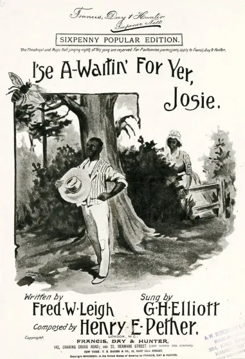 Framed Print : Music cover, I se A-Waitin For Yer, Josie Framed Print : Music cover, I se A-Waitin For Yer, Josie