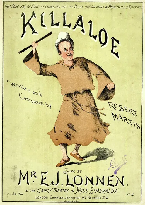Framed Print : Music cover, Killaloe, sung by Mr E J Lonnen