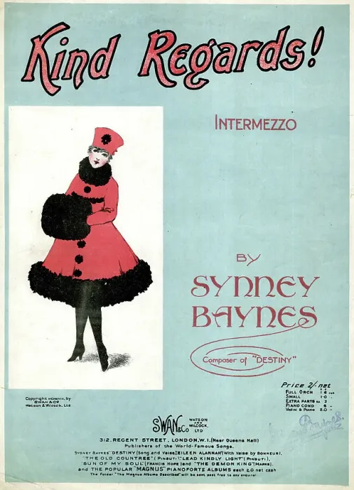 Framed Print : Music cover, Kind Regards! Intermezzo Framed Print : Music cover, Kind Regards! Intermezzo