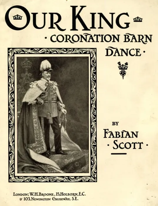 Framed Print : Music cover, Our King, Coronation Barn Dance Framed Print : Music cover, Our King, Coronation Barn Dance