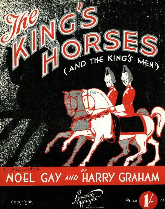 Framed Print : Music cover, The King's Horses and the King's Men Framed Print : Music cover, The King's Horses and the King's Men