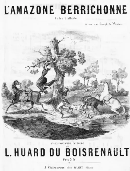 Framed Print : Music cover, L Amazone Berrichonne by Boisrenault Framed Print : Music cover, L Amazone Berrichonne by Boisrenault