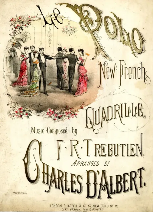 Framed Print : Music cover, Le Polo New French Quadrille Framed Print : Music cover, Le Polo New French Quadrille