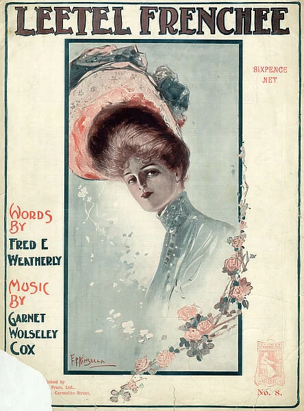 Music cover, Leetel Frenchee, by Fred Weatherly