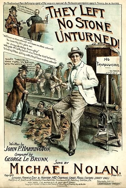 Music cover, They Left No Stone Unturned