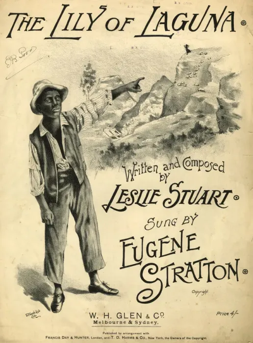 Framed Print : Music cover, The Lily of Laguna sung by Eugene Stratton Framed Print : Music cover, The Lily of Laguna sung by Eugene Stratton