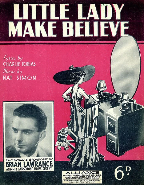 Music cover, Little Lady Make Believe, Brian Lawrance