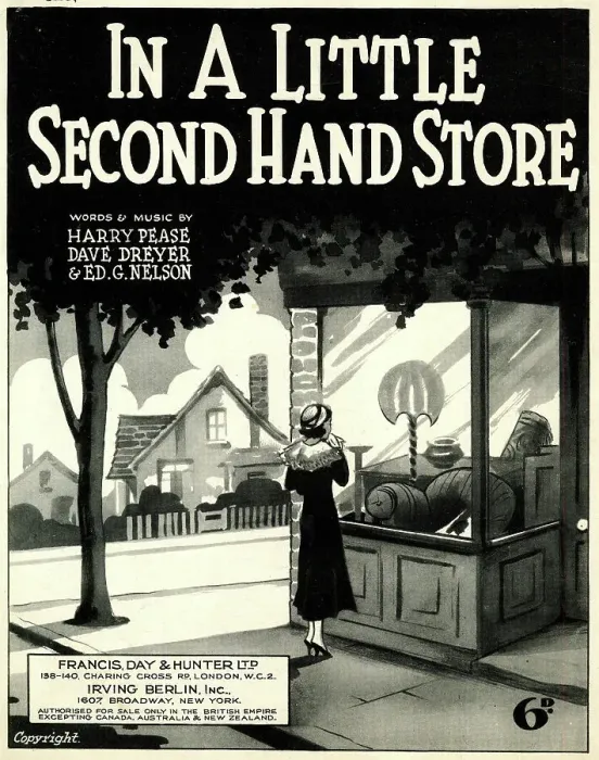 Framed Print : Music cover, In a Little Second Hand Store Framed Print : Music cover, In a Little Second Hand Store
