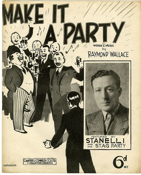 Music cover, Make it a Party, by Raymond Wallace