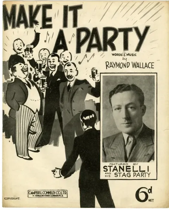 Framed Print : Music cover, Make it a Party, by Raymond Wallace Framed Print : Music cover, Make it a Party, by Raymond Wallace