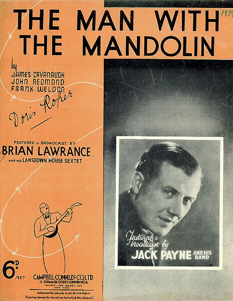 Music cover, The Man with the Mandolin