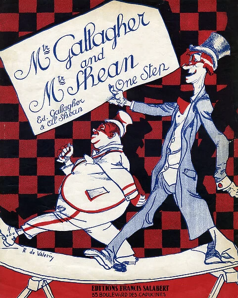 Music cover, Mr Gallagher and Mr Shean One Step