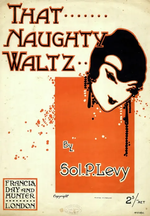 Framed Print : Music cover, That Naughty Waltz Framed Print : Music cover, That Naughty Waltz