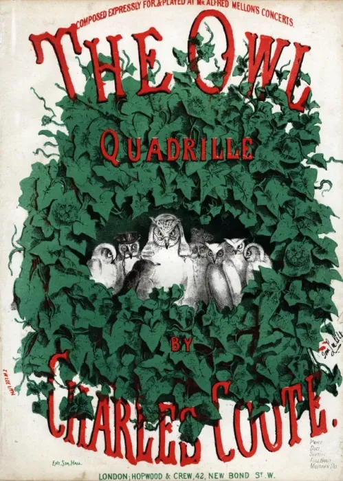 Framed Print : Music cover, The Owl Quadrille Framed Print : Music cover, The Owl Quadrille