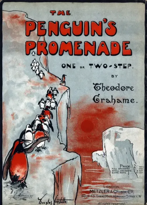 Framed Print : Music cover, The Penguins Promenade Framed Print : Music cover, The Penguins Promenade