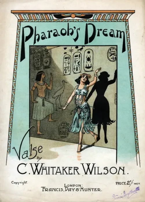 Framed Print : Music cover, Pharaohs Dream Valse Framed Print : Music cover, Pharaohs Dream Valse