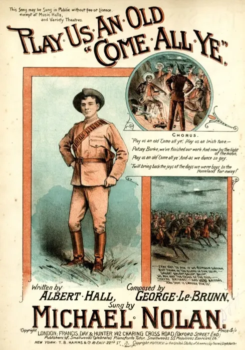 Framed Print : Music cover, Play Us An Old Come All Ye Framed Print : Music cover, Play Us An Old Come All Ye