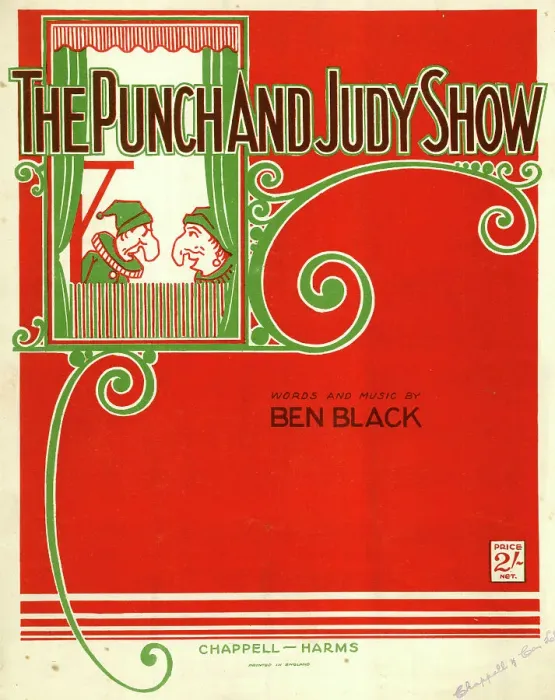 Framed Print : Music cover, The Punch and Judy Show Framed Print : Music cover, The Punch and Judy Show