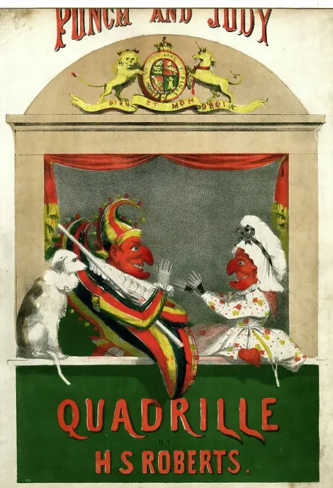 Framed Print : Music cover, Punch and Judy Quadrille Framed Print : Music cover, Punch and Judy Quadrille