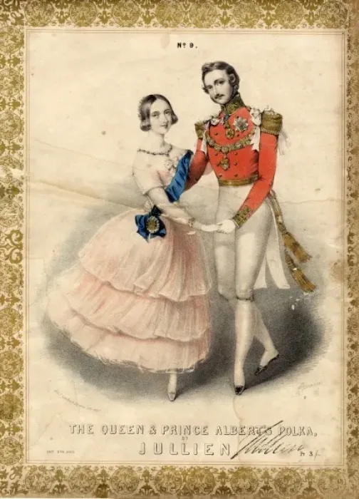 Framed Print : Music cover for The Queen and Prince Alberts Polka Framed Print : Music cover for The Queen and Prince Alberts Polka
