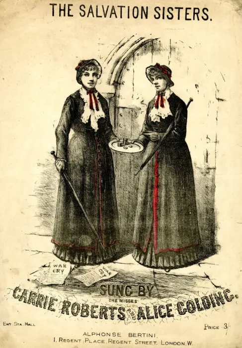 Framed Print : Music cover, The Salvation Sisters Framed Print : Music cover, The Salvation Sisters