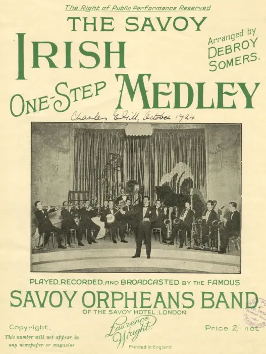 Framed Print : Music cover, The Savoy Orpheans, One-Step Irish Medley Framed Print : Music cover, The Savoy Orpheans, One-Step Irish Medley