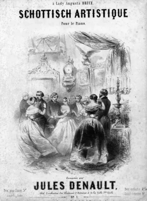 Framed Print : Music cover, Schottisch Artistique by Jules Denault Framed Print : Music cover, Schottisch Artistique by Jules Denault