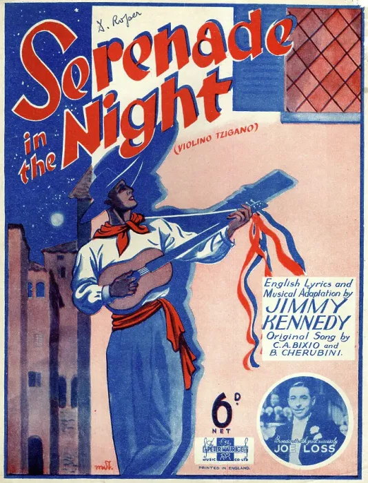 Framed Print : Music cover, Serenade in the Night, Joe Loss Framed Print : Music cover, Serenade in the Night, Joe Loss