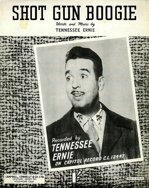 Music cover, Shot Gun Boogie, by Tennessee Ernie