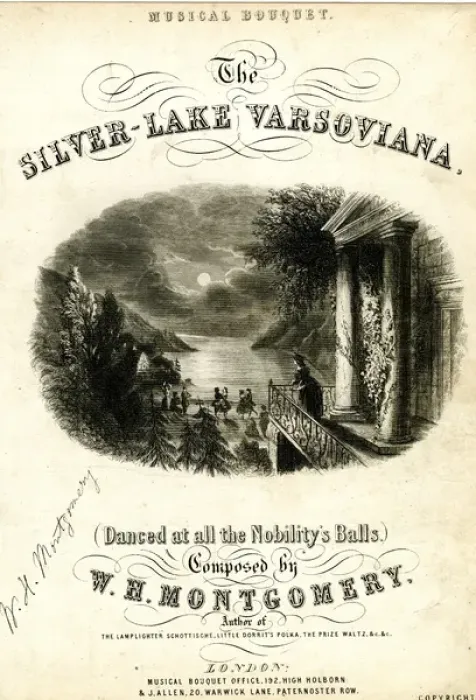 Framed Print : Music cover, The Silver-Lake Varsoviana Framed Print : Music cover, The Silver-Lake Varsoviana