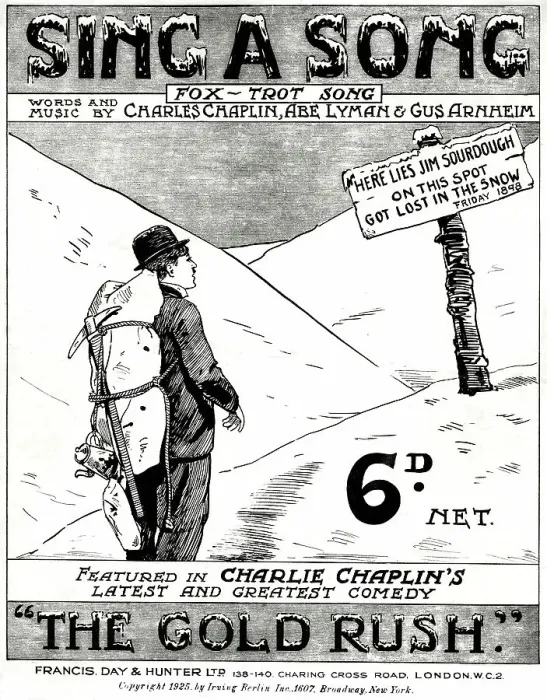 Framed Print : Music cover, Sing A Song, Charlie Chaplin Framed Print : Music cover, Sing A Song, Charlie Chaplin