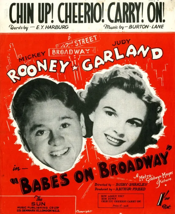 Framed Print : Music cover, song from Babes on Broadway Framed Print : Music cover, song from Babes on Broadway