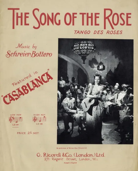 Framed Print : Music cover, The Song of the Rose Framed Print : Music cover, The Song of the Rose