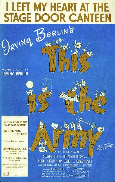 Music cover, Two songs by Irving Berlin