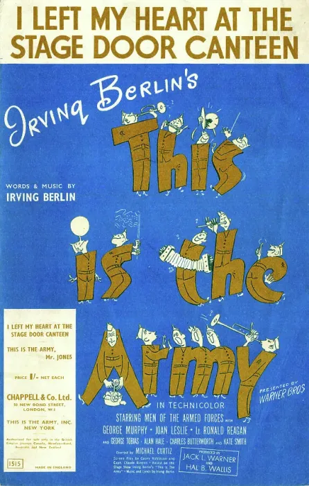 Framed Print : Music cover, Two songs by Irving Berlin