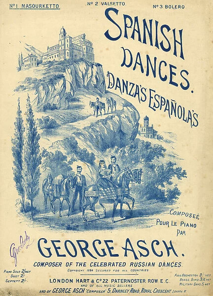 Music cover, Spanish Dances