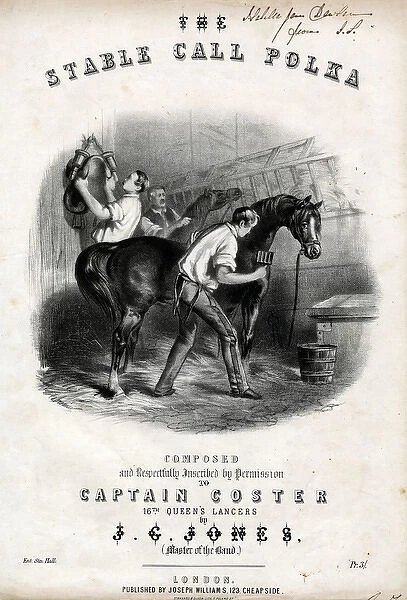 Music cover, The Stable Call Polka