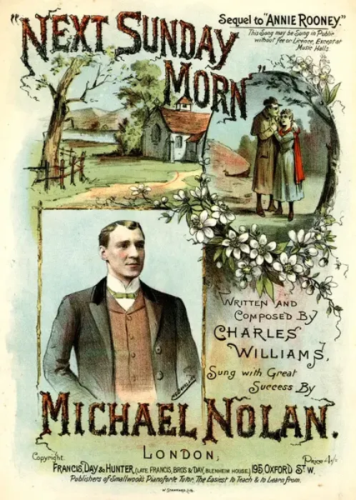 Framed Print : Music cover, Next Sunday Morn sung by Michael Nolan Framed Print : Music cover, Next Sunday Morn sung by Michael Nolan