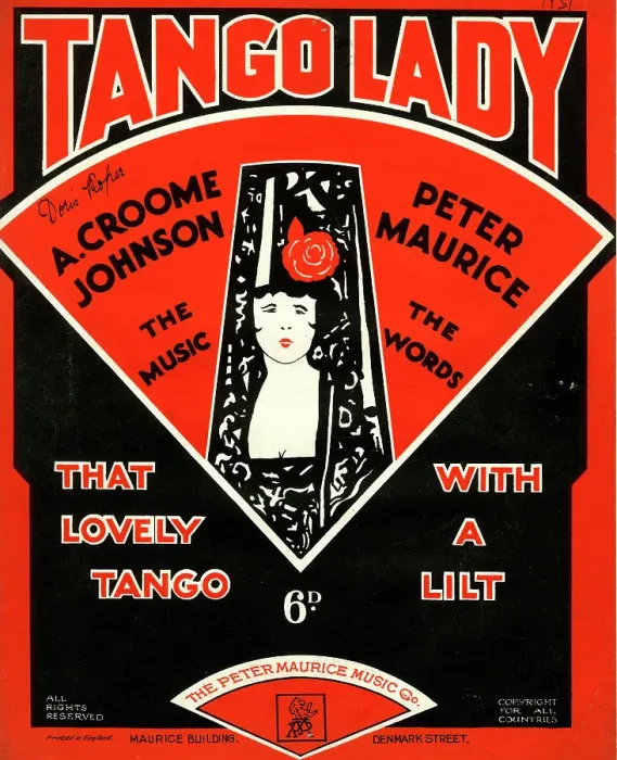 Framed Print : Music cover, Tango Lady Framed Print : Music cover, Tango Lady