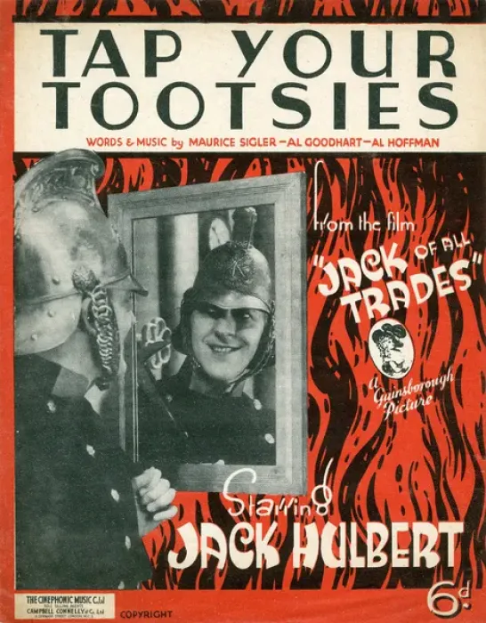 Framed Print : Music cover, Tap Your Tootsies, Jack Hulbert Framed Print : Music cover, Tap Your Tootsies, Jack Hulbert